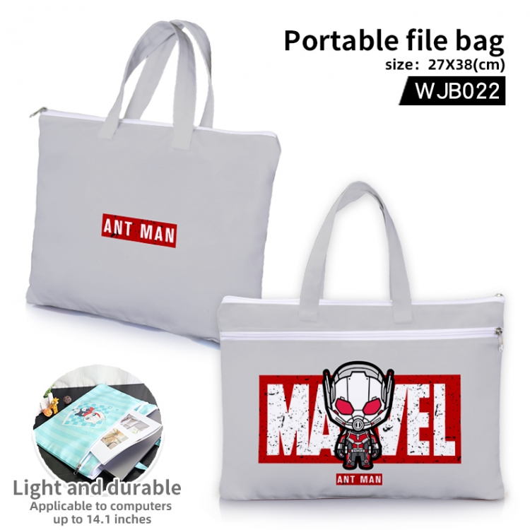Ant-Man Anime portable file bag Handbag  27x38cm WJB022