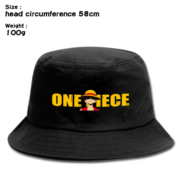 One Piece Anime canvas fisherman hat sun hat  58cm 100g