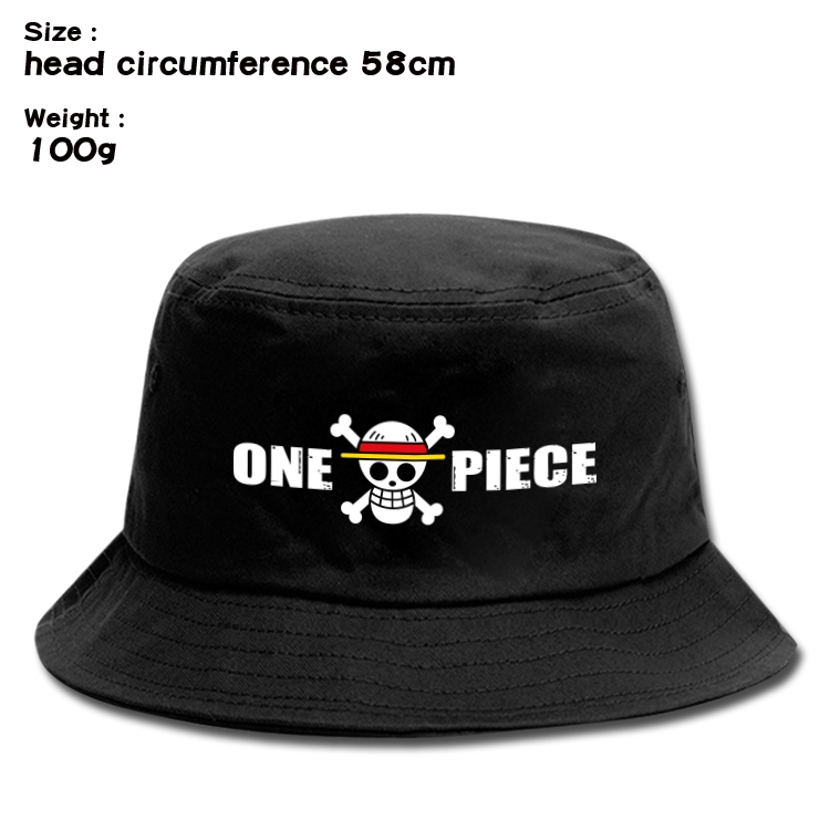 One Piece Anime canvas fisherman hat sun hat  58cm 100g