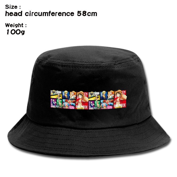 One Piece Anime canvas fisherman hat sun hat  58cm 100g