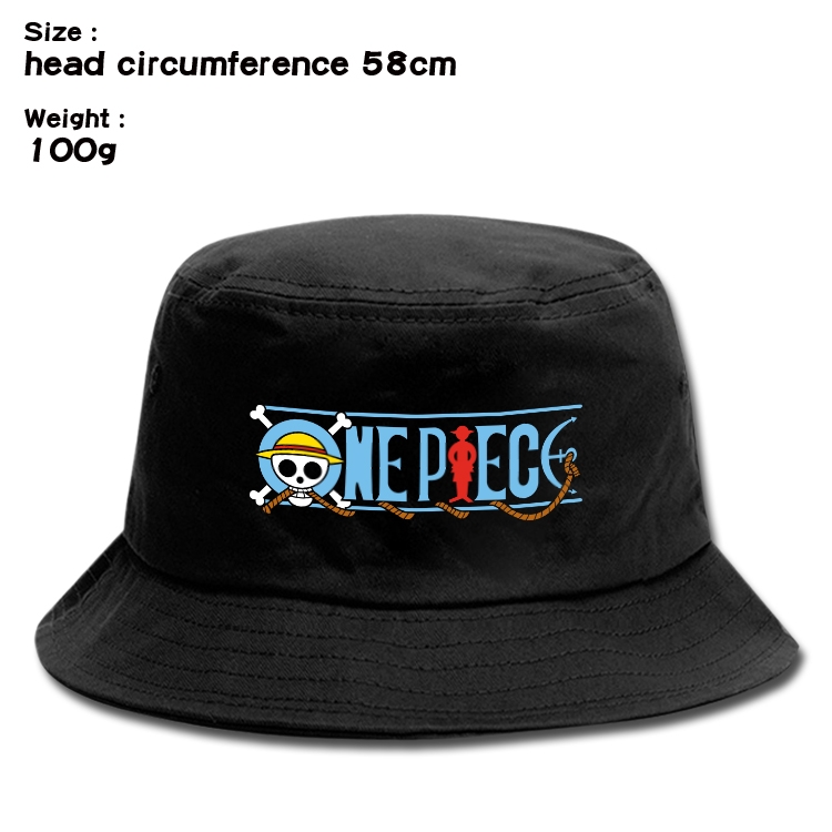 One Piece Anime canvas fisherman hat sun hat  58cm 100g