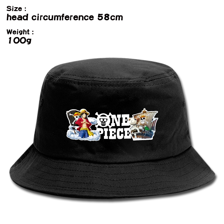 One Piece Anime canvas fisherman hat sun hat  58cm 100g