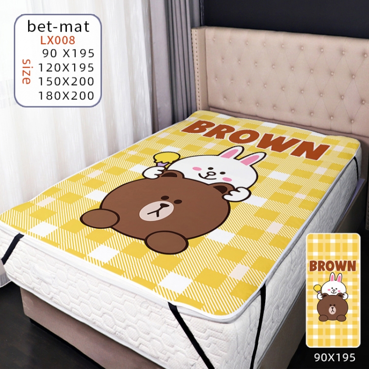 Brown bear summer bet-mat 90x195  LX008