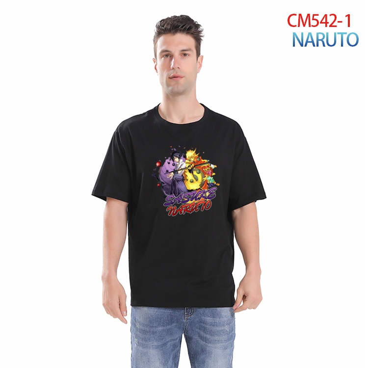 Naruto Printed short-sleeved cotton T-shirt from S to 3XL  CM-542-1