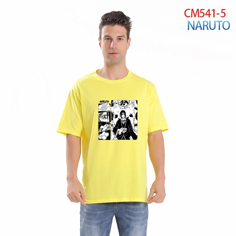 Naruto Printed short-sleeved cotton T-shirt from S to 3XL  CM-541-5