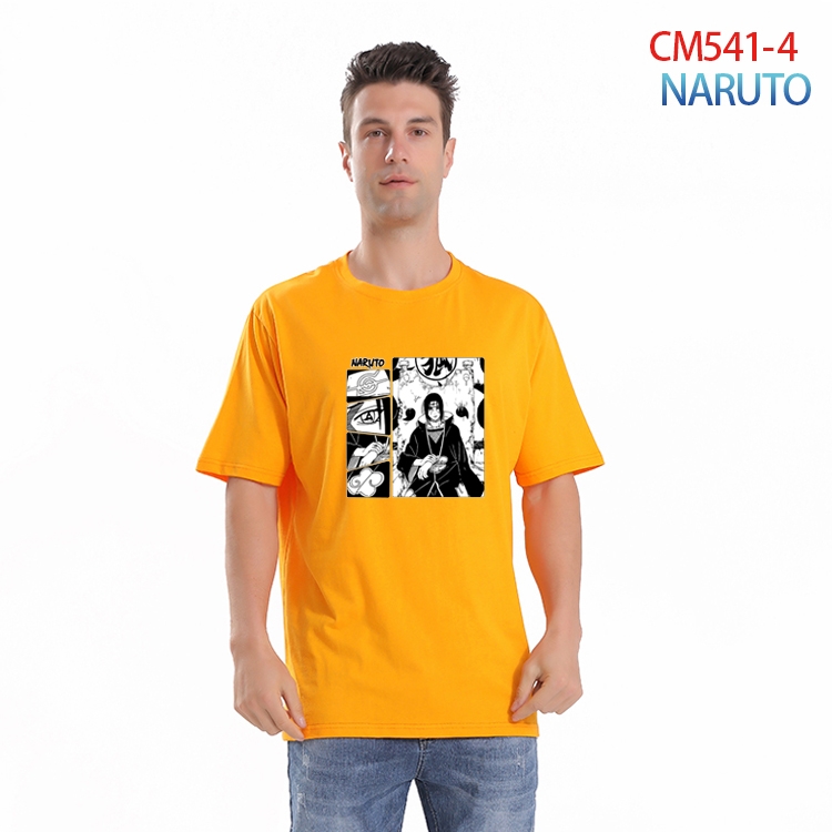 Naruto Printed short-sleeved cotton T-shirt from S to 3XL  CM-541-4