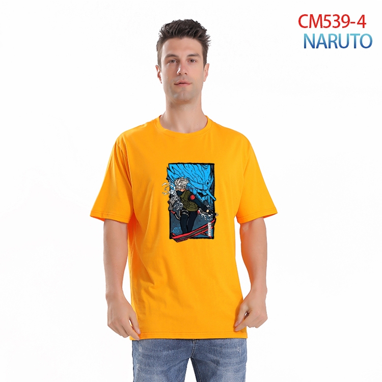 Naruto Printed short-sleeved cotton T-shirt from S to 3XL  CM-539-4