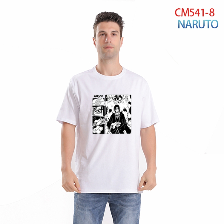 Naruto Printed short-sleeved cotton T-shirt from S to 3XL  CM-541-8