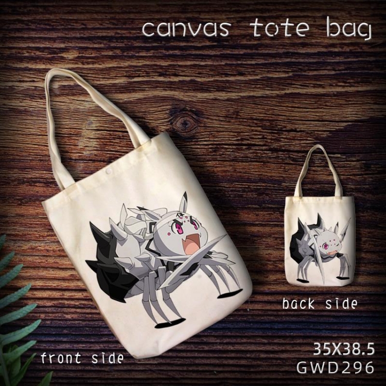 What about reincarnation spider Anime Canvas Shopping Bag Canvas tote bag 35X38.5CM GWD296