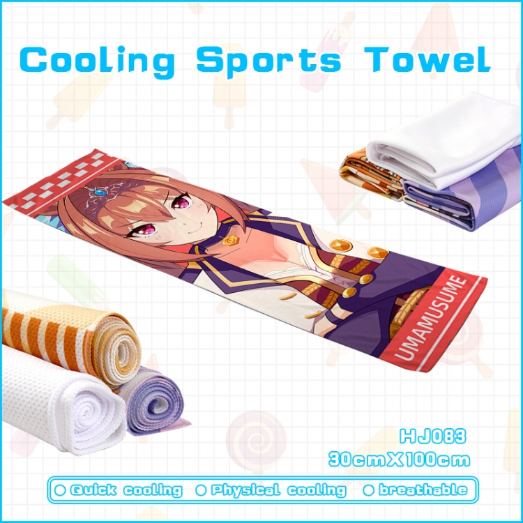 Pretty Derby  anime Cooling Sports Towel 30X100CM HJ083