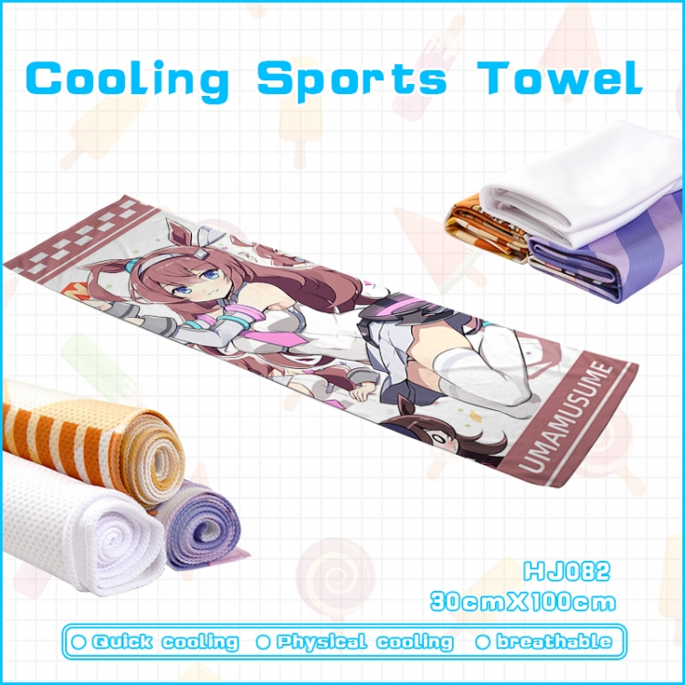 Pretty Derby  anime Cooling Sports Towel 30X100CM    HJ082