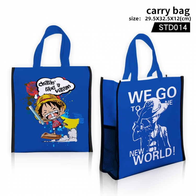 One Piece Anime carry bag  tote bag 29.5X32.5X12CM STD014