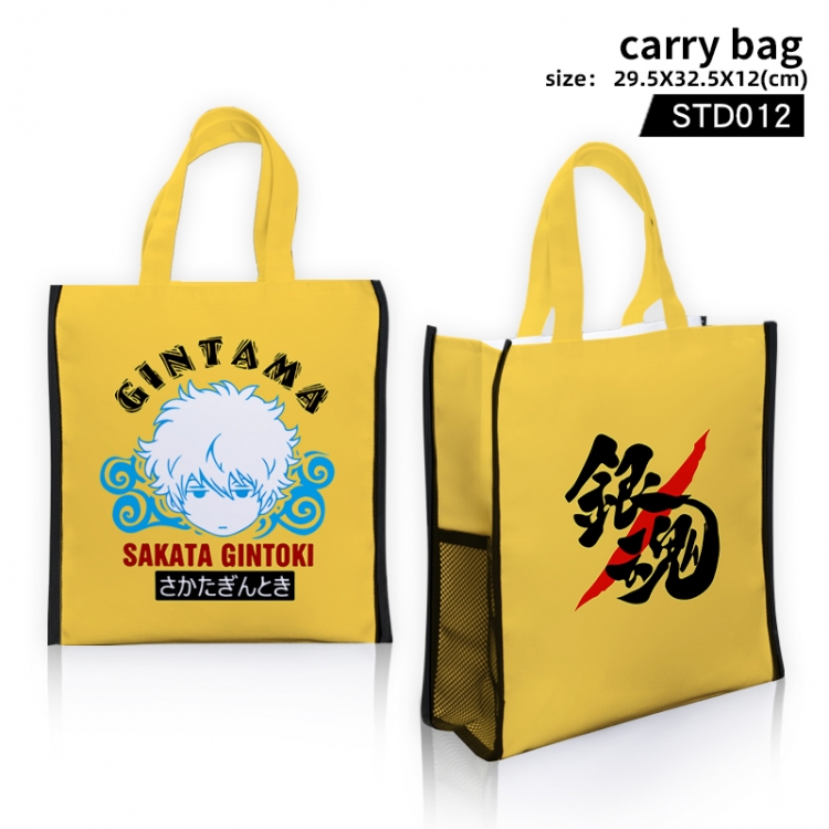 Gintama Anime carry bag  tote bag 29.5X32.5X12CM STD012