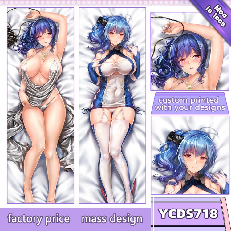 Azur Lane  Anime body pillow cushion  50X150CM YCDS718