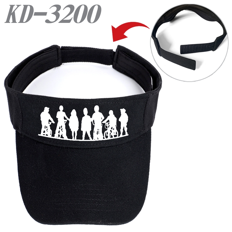 Stranger Things Anime Printed Canvas Empty Top Hat Baseball Hat Sun Hat  KD-3200A