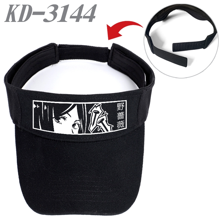 Jujutsu Kaisen  Anime Printed Canvas Empty Top Hat Baseball Hat Sun Hat   KD-3144A 