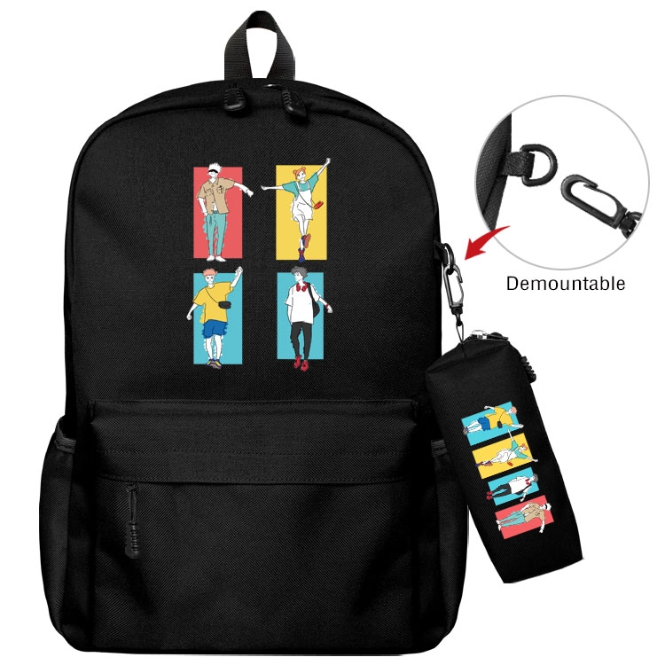 Jujutsu Kaisen  Anime student school bag backpack Pencil Bag combination