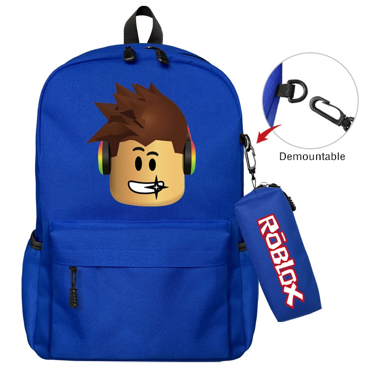 Roblox  Anime student school bag backpack Pencil Bag combination