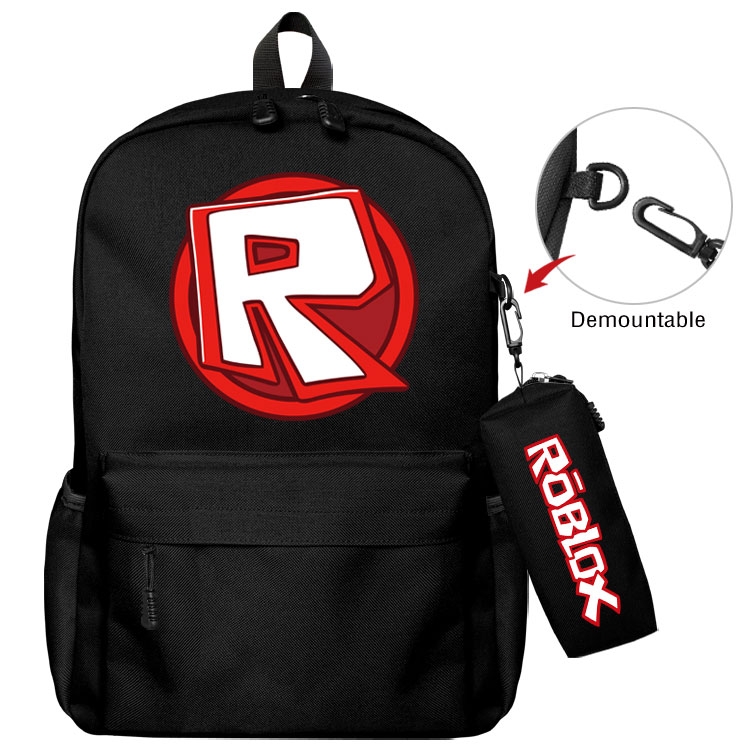 Roblox  Anime student school bag backpack Pencil Bag combination