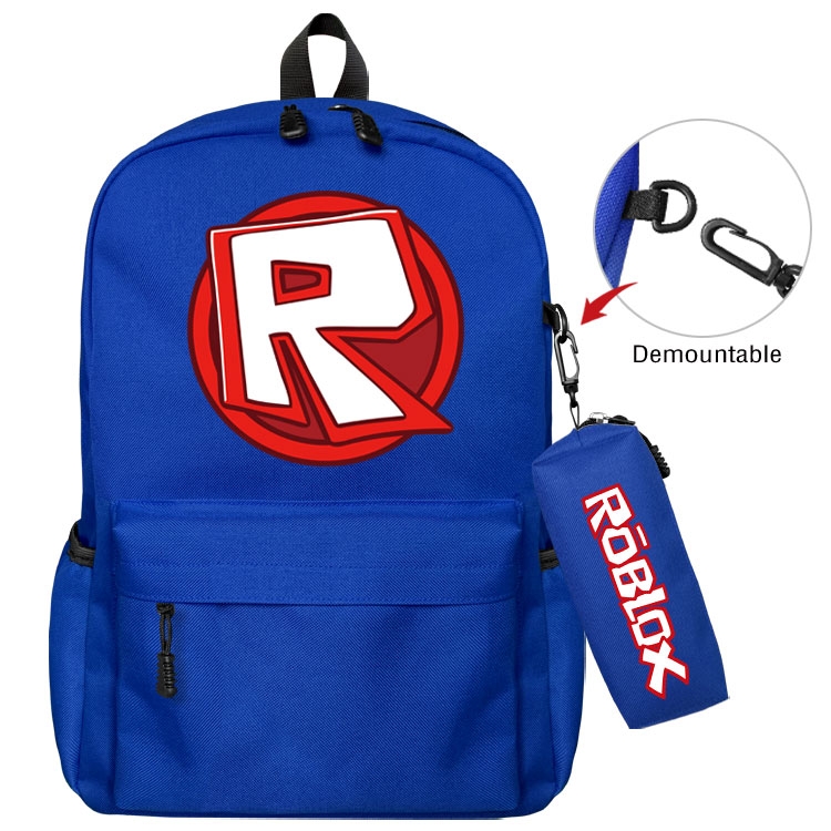 Roblox  Anime student school bag backpack Pencil Bag combination