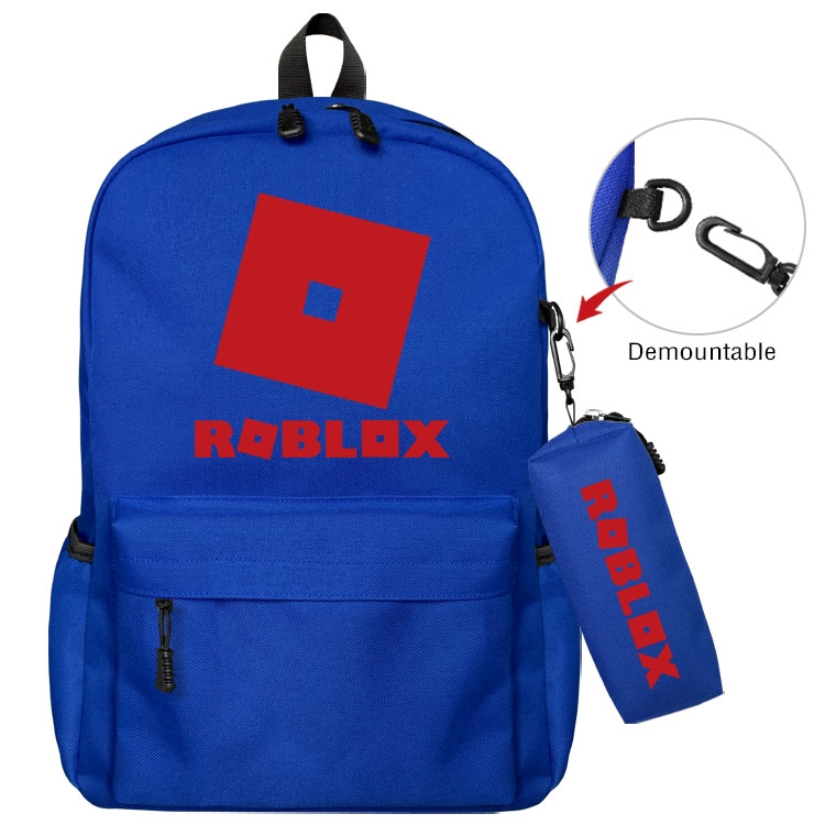 Roblox  Anime student school bag backpack Pencil Bag combination