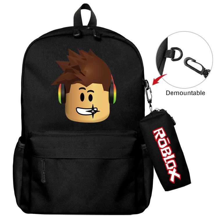 Roblox  Anime student school bag backpack Pencil Bag combination