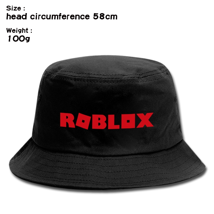 Roblox Anime canvas fisherman hat sun hat 58cm 100g