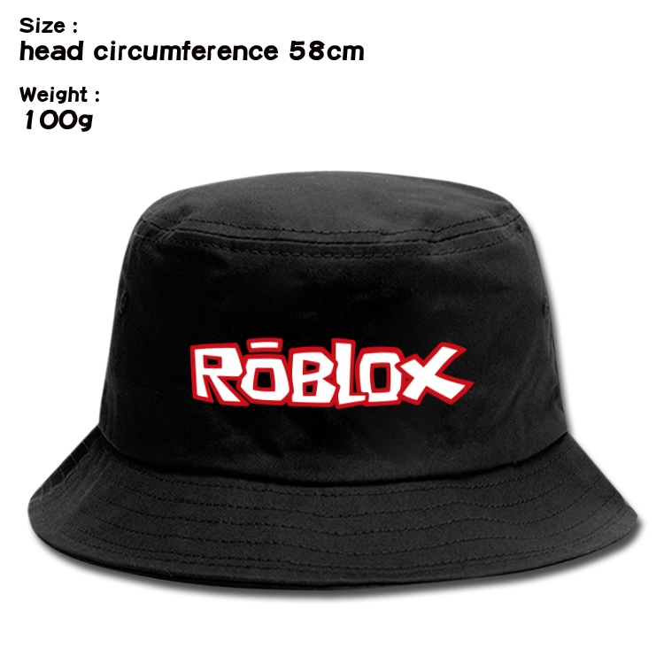 Roblox Anime canvas fisherman hat sun hat 58cm 100g