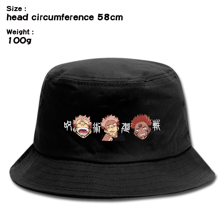 Jujutsu Kaisen  Anime canvas fisherman hat sun hat 58cm