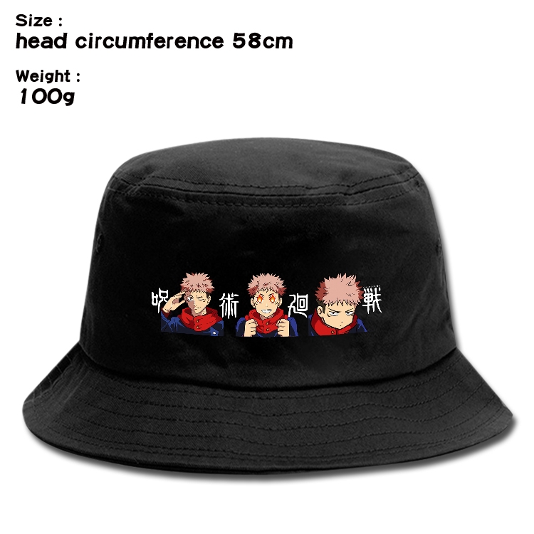 Jujutsu Kaisen  Anime canvas fisherman hat sun hat 58cm