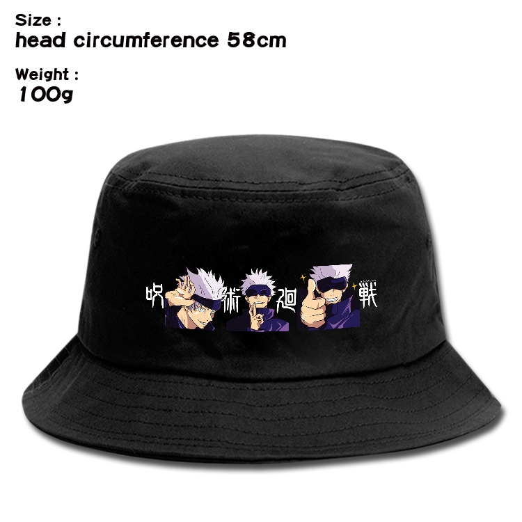 Jujutsu Kaisen  Anime canvas fisherman hat sun hat 58cm