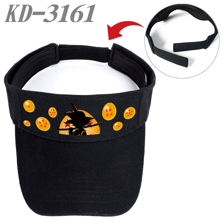 DRAGON BALL  Anime Printed Canvas Empty Top Hat Baseball Hat Sun Hat KD-3161A