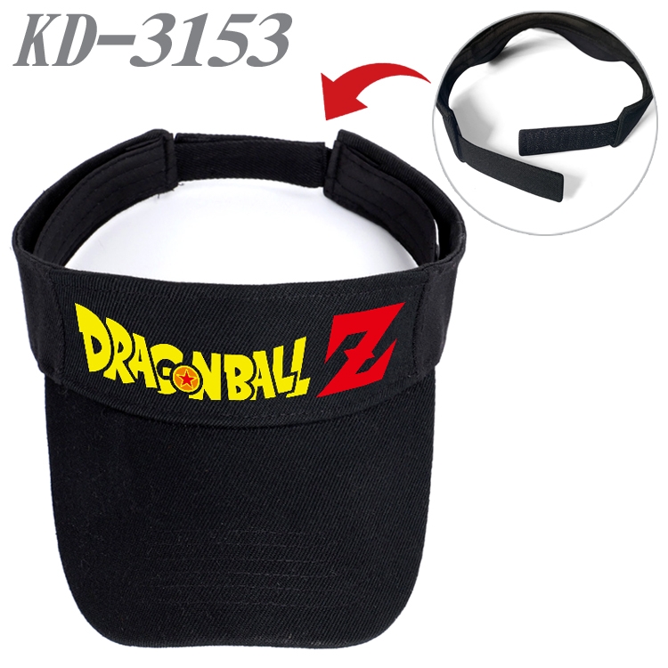 DRAGON BALL  Anime Printed Canvas Empty Top Hat Baseball Hat Sun Hat KD-3153A