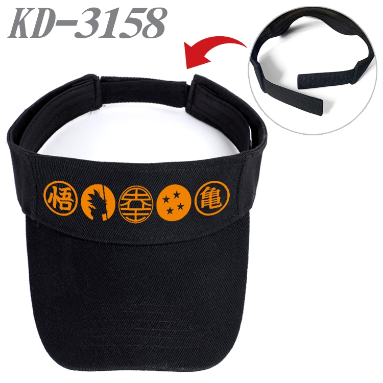 DRAGON BALL  Anime Printed Canvas Empty Top Hat Baseball Hat Sun Hat KD-3158A