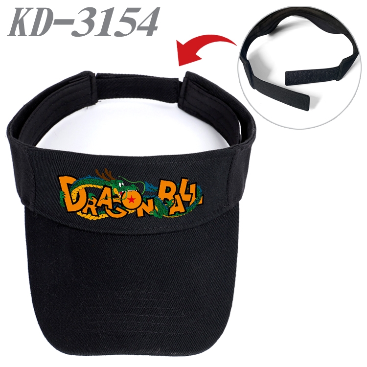 DRAGON BALL  Anime Printed Canvas Empty Top Hat Baseball Hat Sun Hat KD-3154A