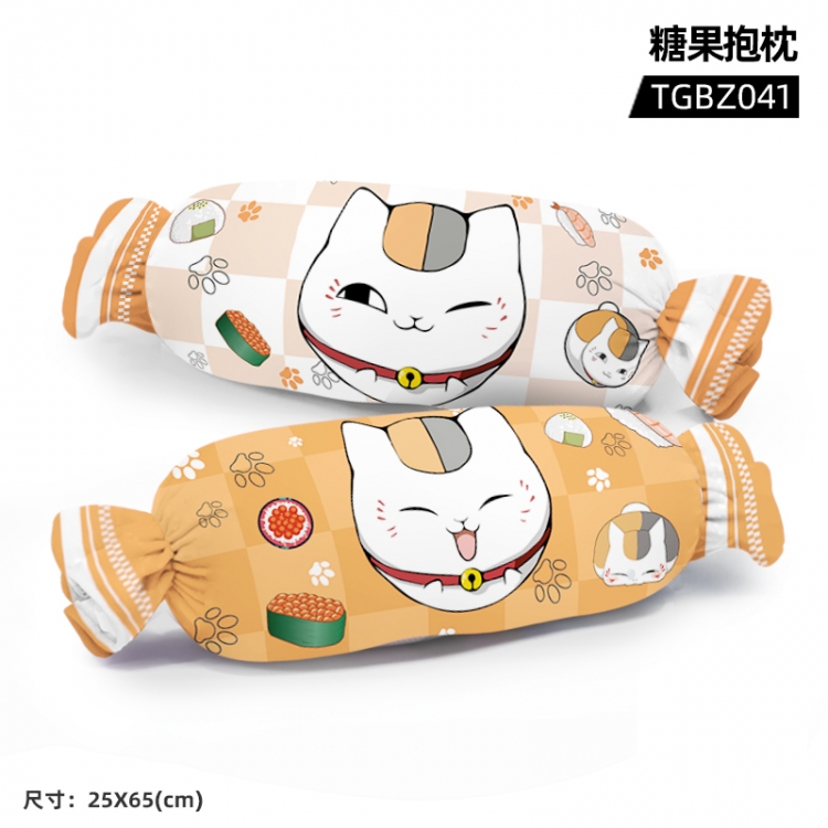 Natsume_Yuujintyou Anime plush candy pillow 25x65cm TGBZ041