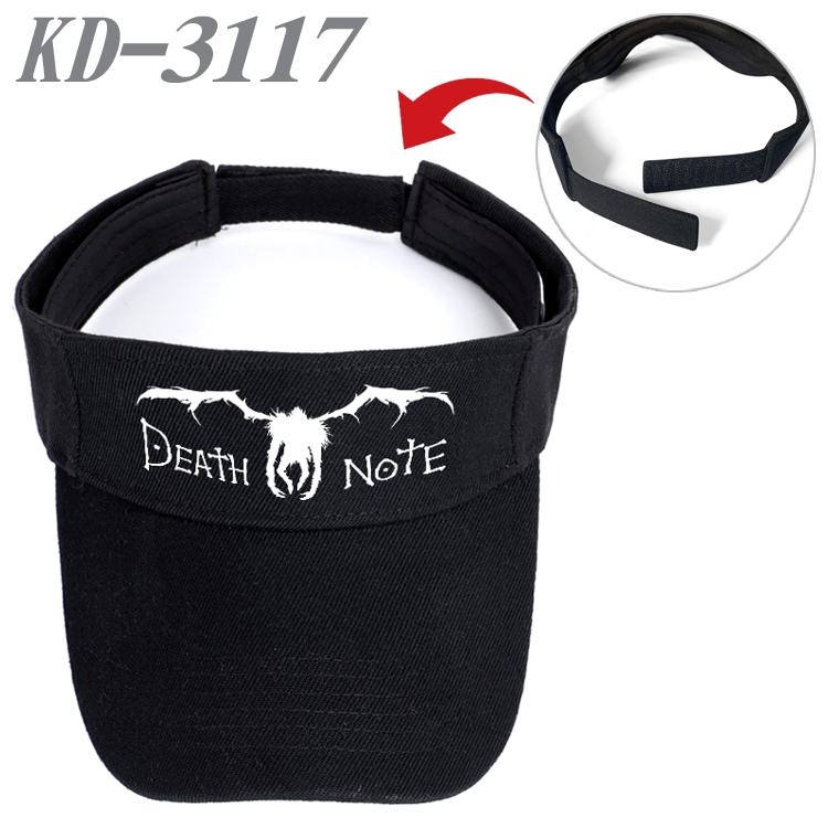 Death note Anime Printed Canvas Empty Top Hat Baseball Hat Sun Hat  KD-3117A