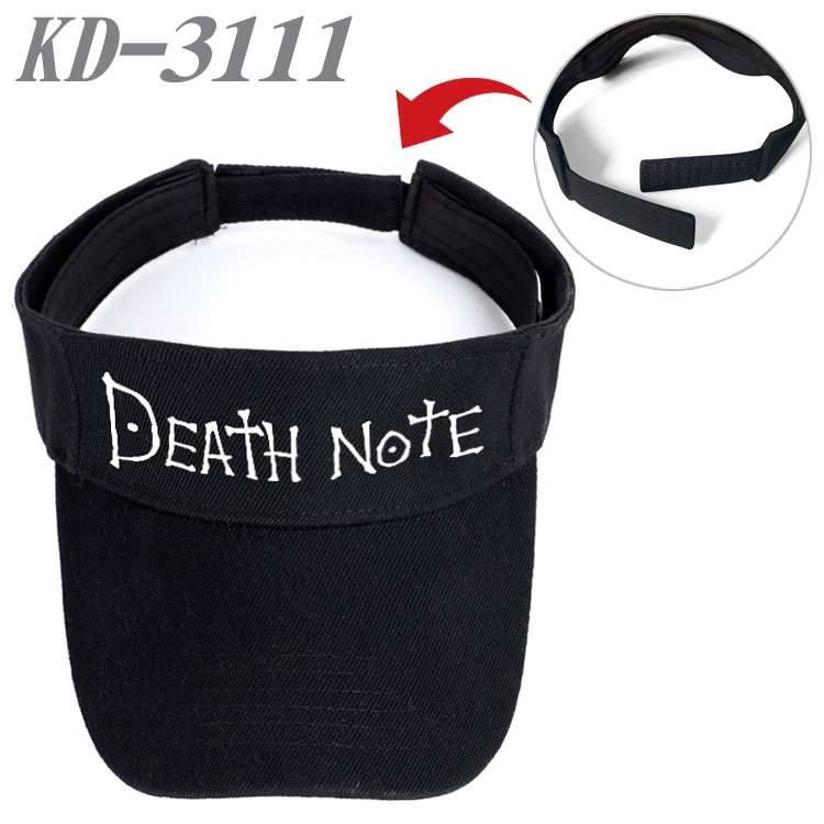 Death note Anime Printed Canvas Empty Top Hat Baseball Hat Sun Hat  KD-3111A