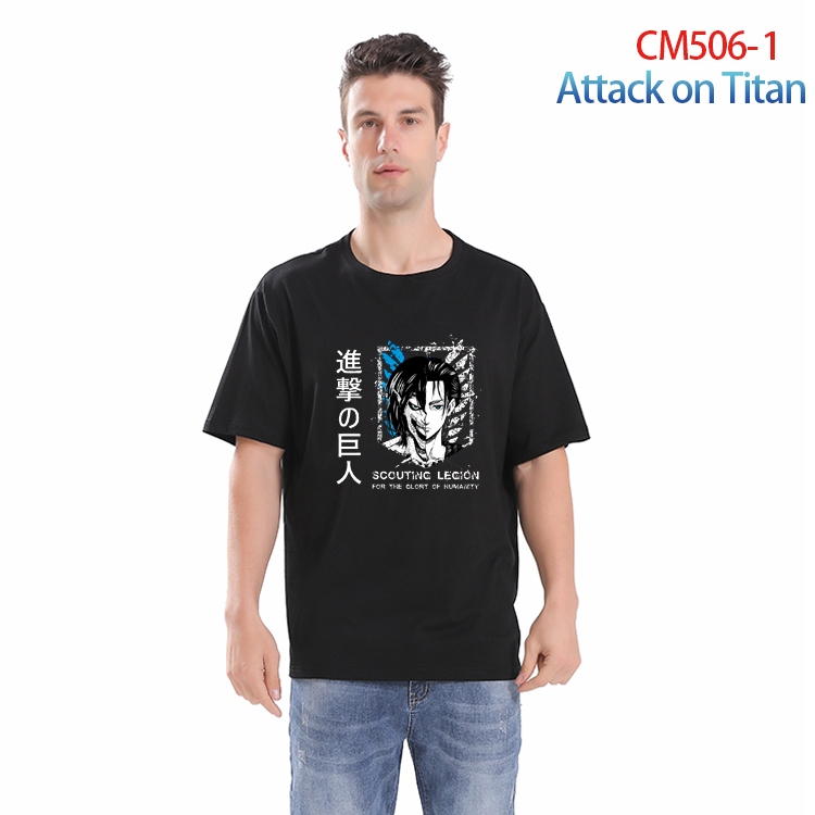 Shingeki no Kyojin Printed short-sleeved cotton T-shirt from S to 3XL CM-506-1