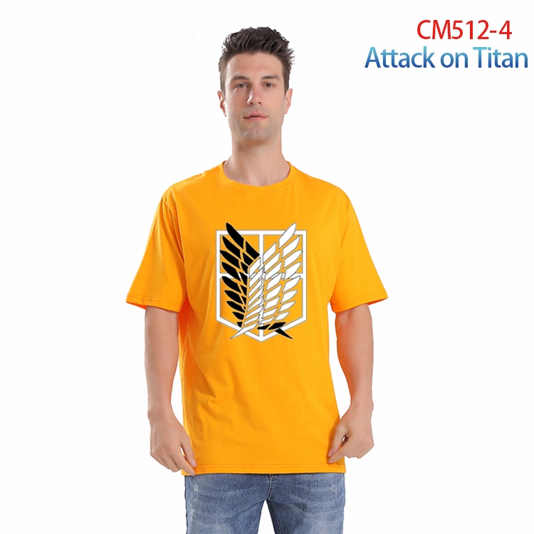 Shingeki no Kyojin Printed short-sleeved cotton T-shirt from S to 3XL CM-512-4