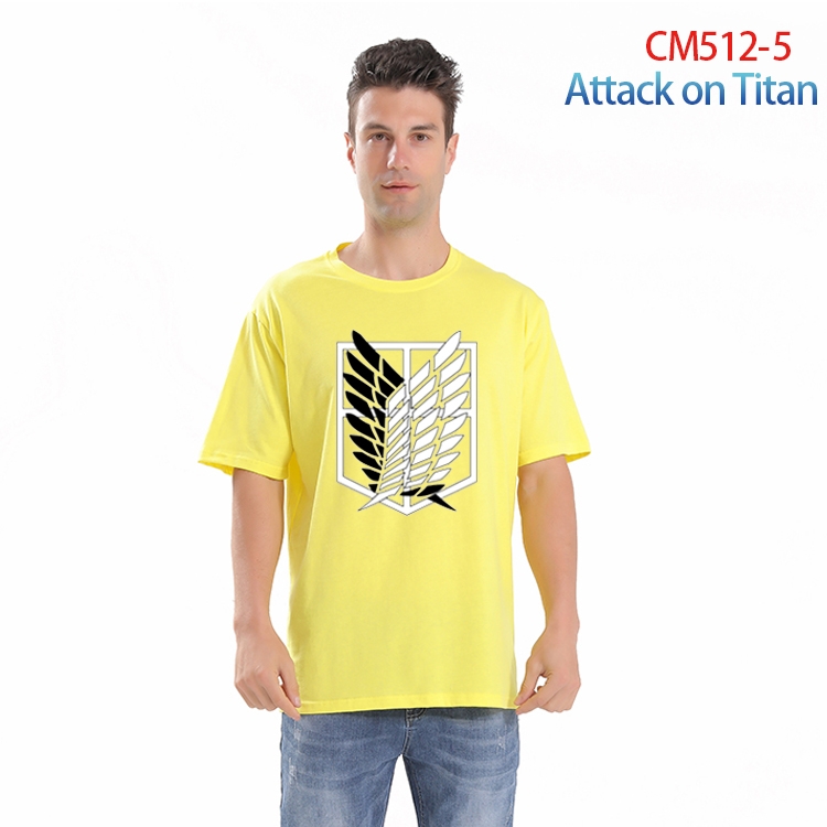 Shingeki no Kyojin Printed short-sleeved cotton T-shirt from S to 3XL  CM-512-5