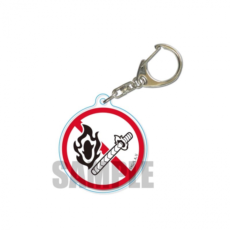 Demon Slayer Kimets Anime acrylic Key Chain price for 5 pcs 2172