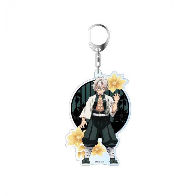 Demon Slayer Kimets Anime acrylic Key Chain price for 5 pcs 2162