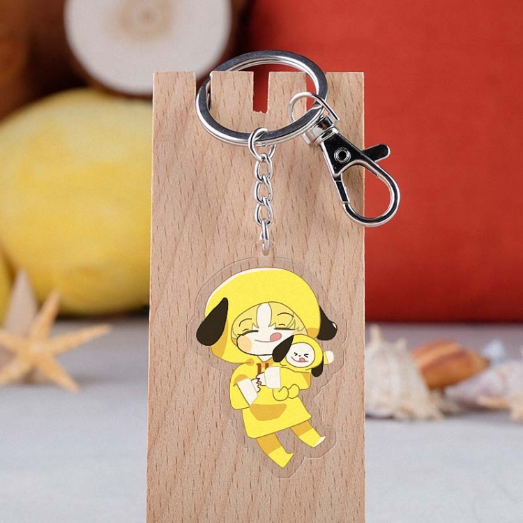 BTS Anime acrylic Key Chain  price for 5 pcs  2704