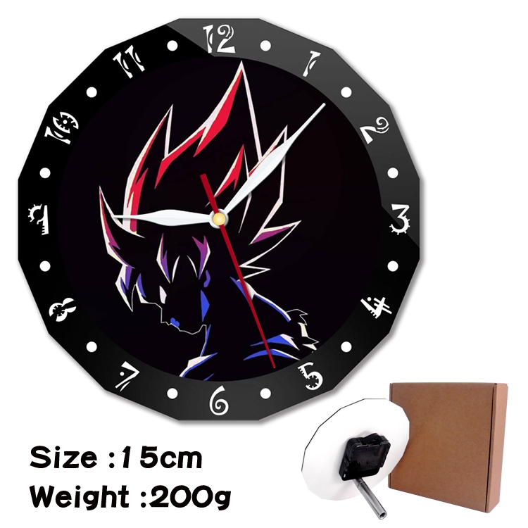 DRAGON BALL Anime double acrylic wall clock alarm clock 15cm 200g