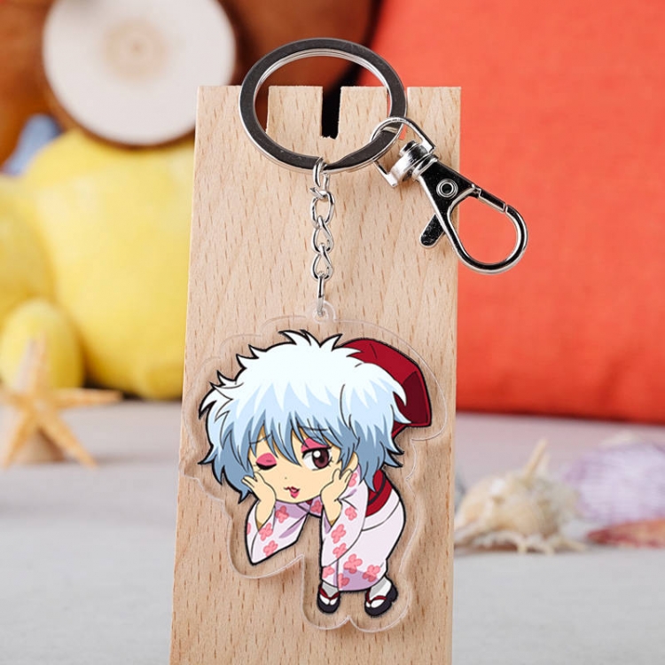 Gintama Anime acrylic Key Chain  price for 5 pcs 3282