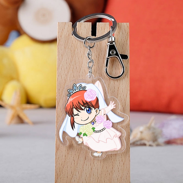 Gintama Anime acrylic Key Chain  price for 5 pcs 3291