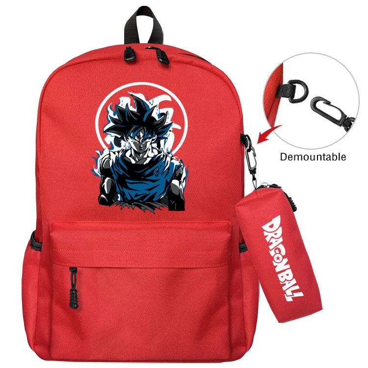 DRAGON BALL Anime student school bag backpack Pencil Bag combination