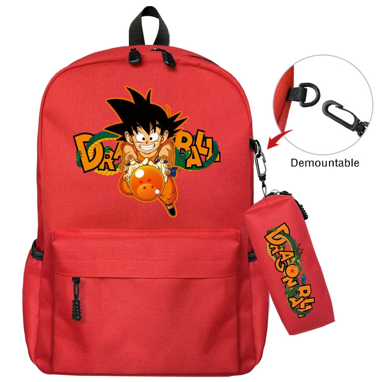 DRAGON BALL Anime student school bag backpack Pencil Bag combination