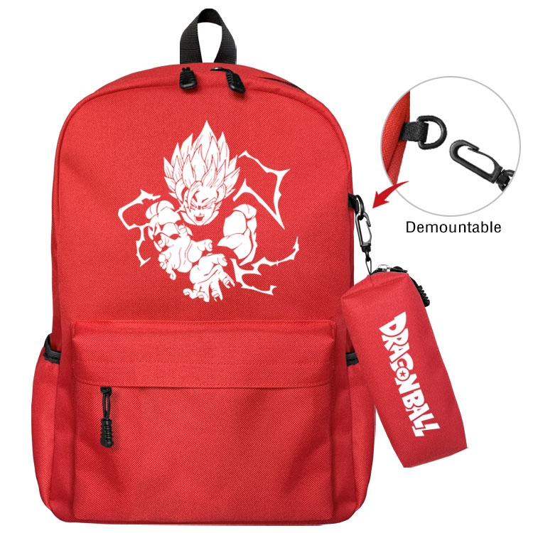 DRAGON BALL Anime student school bag backpack Pencil Bag combination